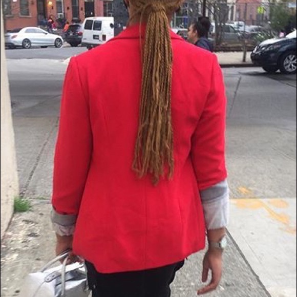 ❤️Stylish Red Blazer❤️ Waterfall Style. - Picture 6 of 8